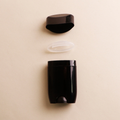 Fancy PP Cosmetic Packaging Oval Shape Sustainable Mini 15g Portable Deodorant Stick Containers