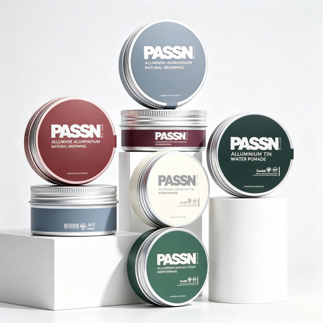Eco Friendly Aluminum Jar for Natural Beauty Product and Hair Styling Paste Packaging Free Sample Available,PASSEN,Eco Friendly Aluminum Jar for Natural Beauty Product and Hair Styling Paste Packaging Free Sample Available