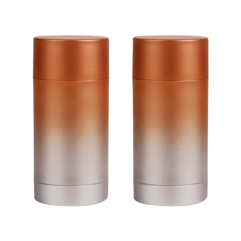 Round Twist up Salve Plastic Deodorant Tube 15g 30g 50g 75g White Portable Empty Plastic Deodorant Stick Container