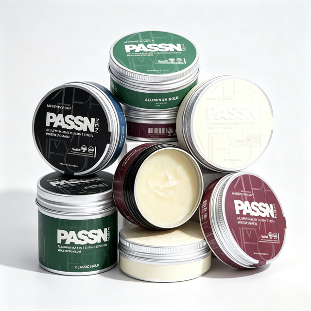Aluminum Jar for Cosmetic Cream Hair Pomade Packaging Free Sample Available