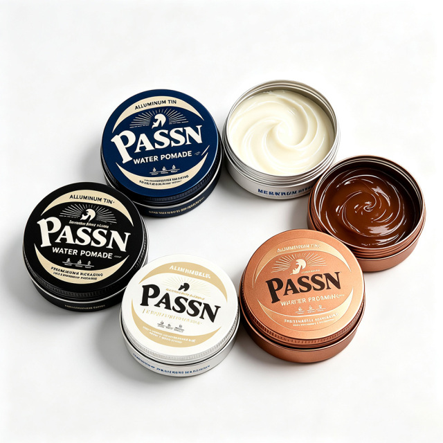 Screw Lid Aluminum Jar Aluminum Can for Hair Clay Cosmetic Balm Container Free Sample Free Design