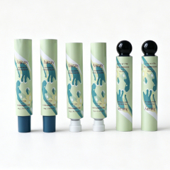 Personal Care Lotion Packaging Collapsible Aluminum Tube Cosmetic Tube Available 5ml 10ml 20ml 30ml 50ml 100ml