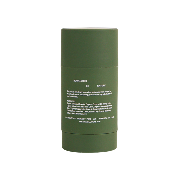 20ml 30ml 50ml 75ml Custom Empty PP Twist up Deodorant Stick Antiperspirant Round Tube Container