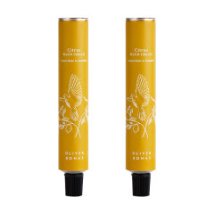 Customized Printing Aluminum Tube for Cosmetic Hand Cream Aluminum Round Tube Packing Soft Tube