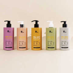 Empty Recycled Shampoo Plastic Bottle Packing Eco Friendly Cosmetic Packaging