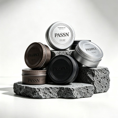 Airtight Aluminum Metal Tins Refillable Cosmetic Jars for Hair Styling Paste Body Cream Ointment and Beauty Balm,PASSEN,Airtight Aluminum Metal Tins Refillable Cosmetic Jars for Hair Styling Paste Body Cream Ointment and Beauty Balm