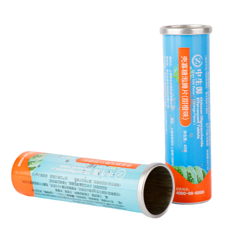 Aluminum Effervescent Tablet Tube Food Grade Aluminum Tube for Vitamin Effervescent Tablets