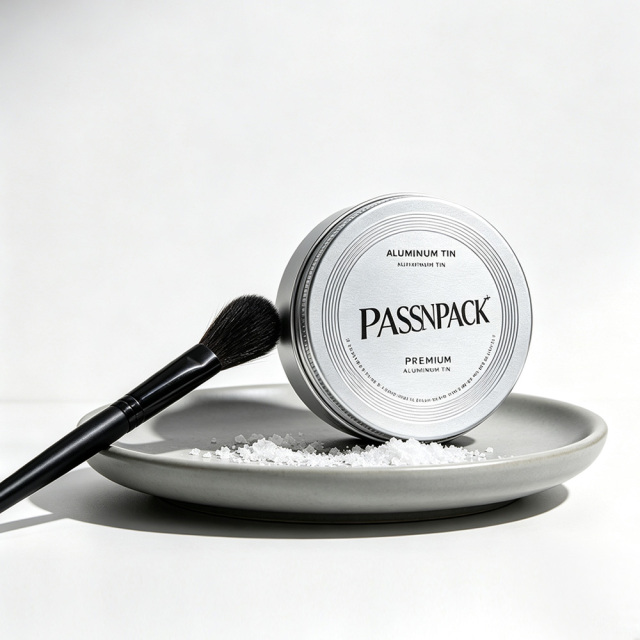 Aluminum Tin Box Cosmetic Packaging Empty Metal Jar for Hair Paste Beauty Cream Ointment Storage