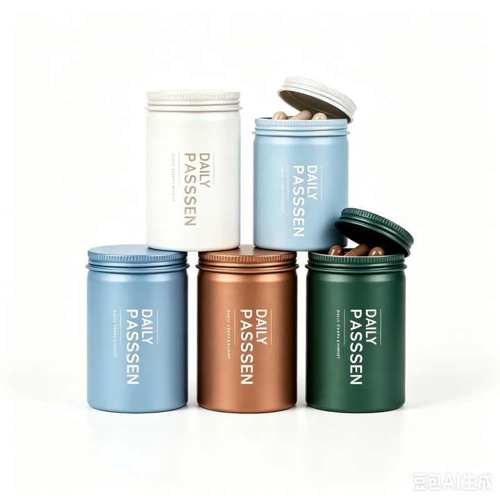 100ml 200ml 300ml 500ml Food Grade Aluminum Jar Custom Aluminum Can for Snack Packaging