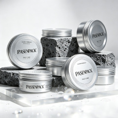 Aluminum Tin Box Cosmetic Packaging Empty Metal Jar for Hair Paste Beauty Cream Ointment Storage