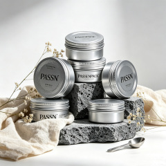 Aluminum Tin Box Cosmetic Packaging Empty Metal Jar for Hair Paste Beauty Cream Ointment Storage