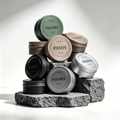 Airtight Aluminum Metal Tins Refillable Cosmetic Jars for Hair Styling Paste Body Cream Ointment and Beauty Balm,PASSEN,Airtight Aluminum Metal Tins Refillable Cosmetic Jars for Hair Styling Paste Body Cream Ointment and Beauty Balm
