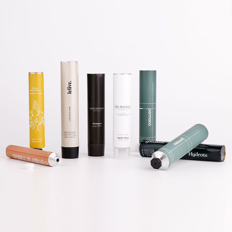 Custom Colorful Cosmetic Packaging Soft Empty Bb Hand Cream Eco-friendly Metal Cosmetic Tube