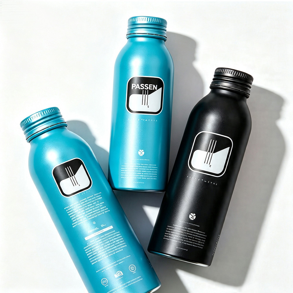100ml 200ml 250ml 300ml 500ml Premium Aluminum Beverage Bottle for Craft Soda Wine Drink Packaging