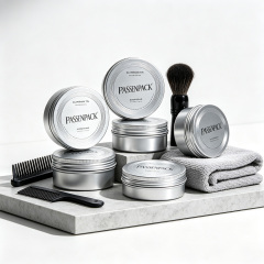 Aluminum Tin Box Cosmetic Packaging Empty Metal Jar for Hair Paste Beauty Cream Ointment Storage
