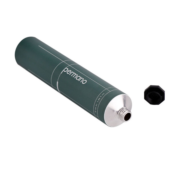 50ml 100ml 150m 200ml Green Matte Aluminum Soft Tube Packaging Hand Cream Tube with Plastic Cap