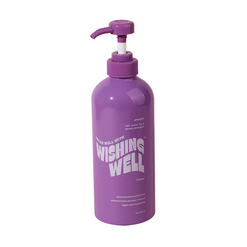 Violet Empty Aluminum Cosmetic Packaging Lotion Bottle 100ml 200ml 300ml 400ml 500ml