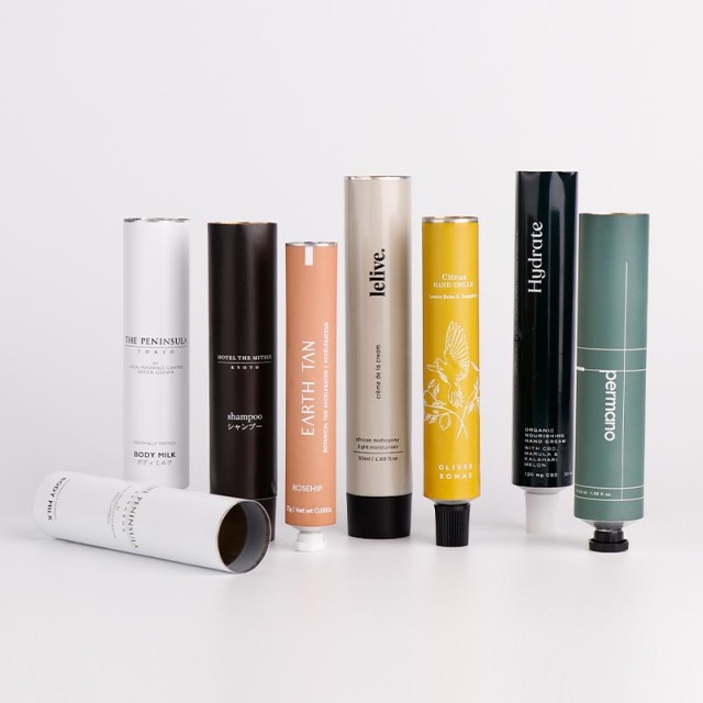 Collapsible Aluminum Packaging Tube Cosmetic Personal Care Lotion Tube in 5ml 10ml 20ml 30ml 50ml 100ml