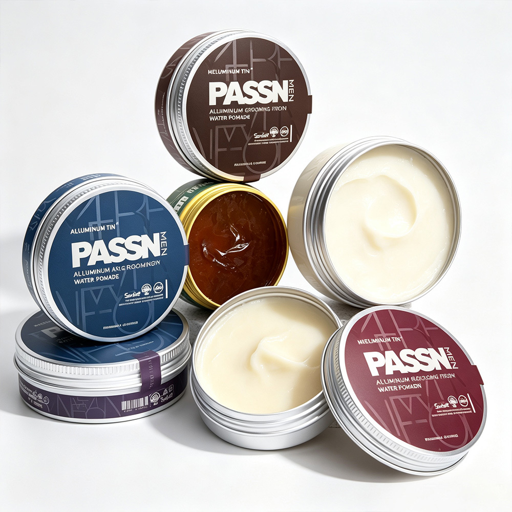 Eco Friendly Aluminum Jar for Natural Beauty Product and Hair Styling Paste Packaging Free Sample Available,PASSEN,Eco Friendly Aluminum Jar for Natural Beauty Product and Hair Styling Paste Packaging Free Sample Available