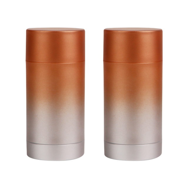 Round Twist up Salve Plastic Deodorant Tube 15g 30g 50g 75g White Portable Empty Plastic Deodorant Stick Container