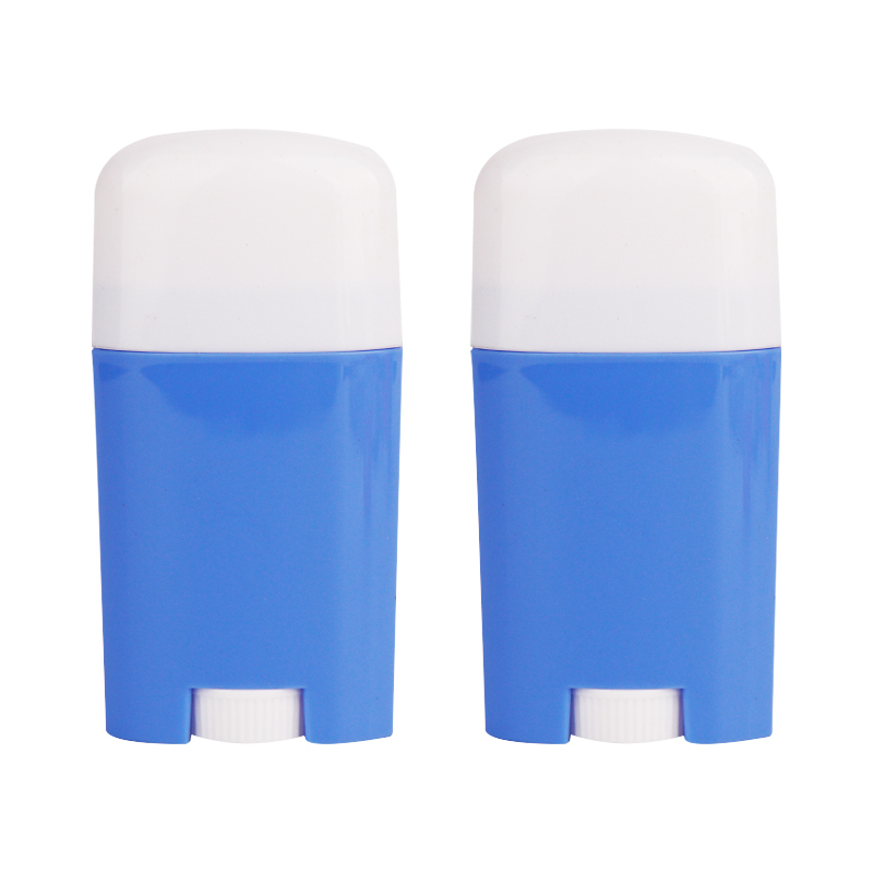 Round Twist up Salve Plastic Deodorant Tube 15g 30g 50g 75g White Portable Empty Plastic Deodorant Stick Container