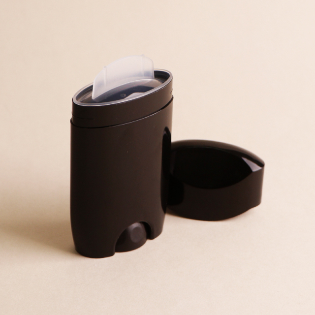 Fancy PP Cosmetic Packaging Oval Shape Sustainable Mini 15g Portable Deodorant Stick Containers