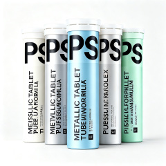Aluminum Effervescent Tablet Tube Moisture Proof Aluminum Packaging Tube for Effervescent Tablets