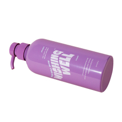 Violet Empty Aluminum Cosmetic Packaging Lotion Bottle 100ml 200ml 300ml 400ml 500ml