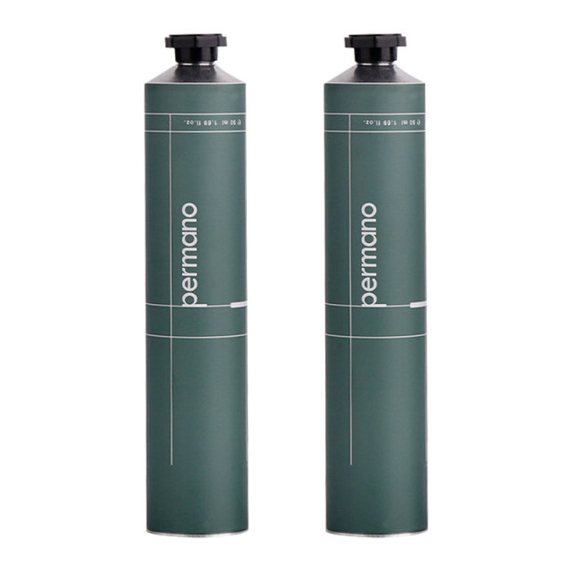 50ml 100ml 150m 200ml Green Matte Aluminum Soft Tube Packaging Hand Cream Tube with Plastic Cap