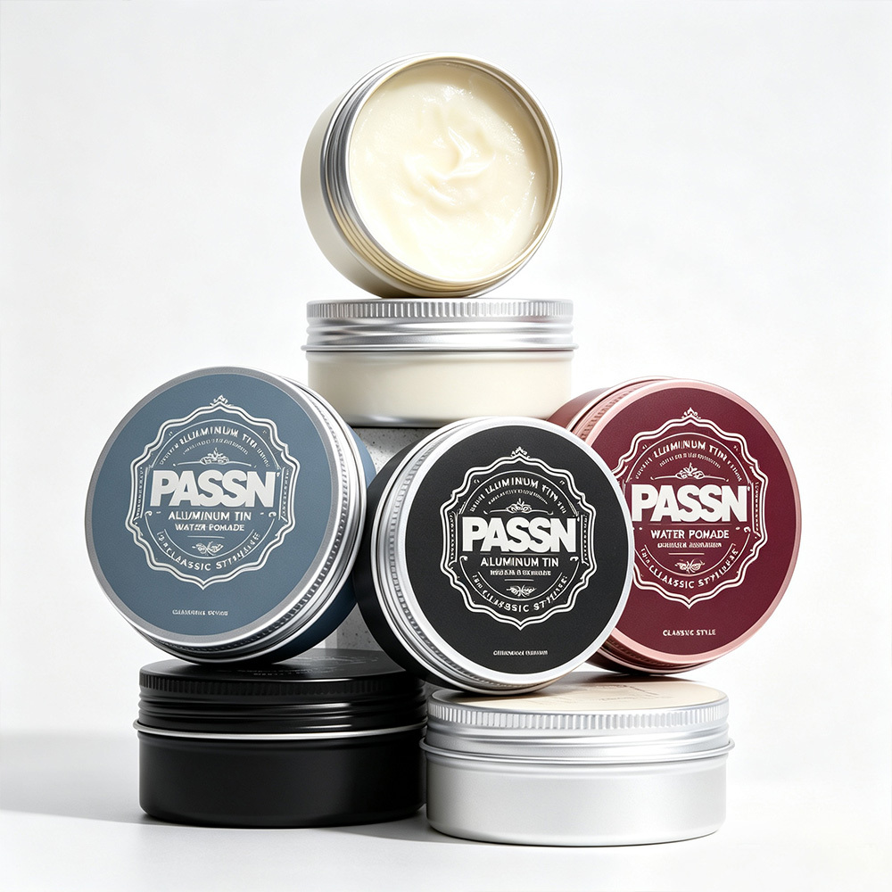 Eco Friendly Aluminum Jar for Natural Beauty Product and Hair Styling Paste Packaging Free Sample Available,PASSEN,Eco Friendly Aluminum Jar for Natural Beauty Product and Hair Styling Paste Packaging Free Sample Available