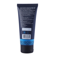 Refillable soft extruded lotion plastic cosmetic squeeze tube with free sample