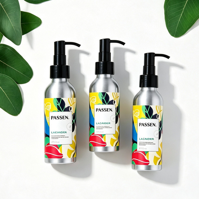 Eco Friendly Cosmetic Aluminum Bottle for Hotel Sustainable Lotion Packaging Free Design Free Sample