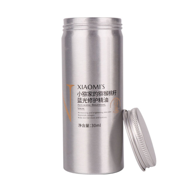 Wholesale Custom Color Metal Container Packaging Round Aluminum Can Tin Silver Aluminum Jar with Lid