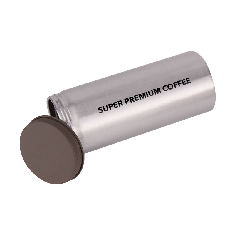 100ml 200ml 300ml 500ml Aluminium Tin Round Metal Canister Candy Cookie Biscuit Aluminum Canister Packaging