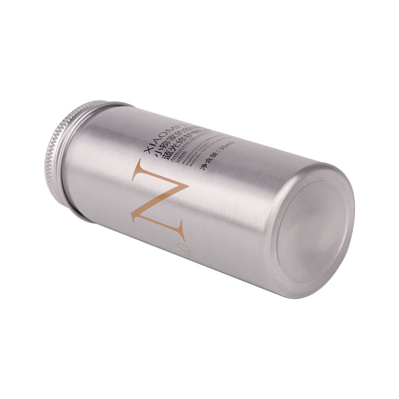 Wholesale Custom Color Metal Container Packaging Round Aluminum Can Tin Silver Aluminum Jar with Lid