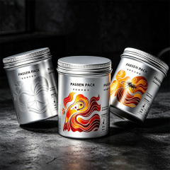 50ml 100ml 200ml 300ml 500ml Standard Food Certificate Aluminum Canister Aluminum Jar Moisture Proof Tea Coffee Medicine Can