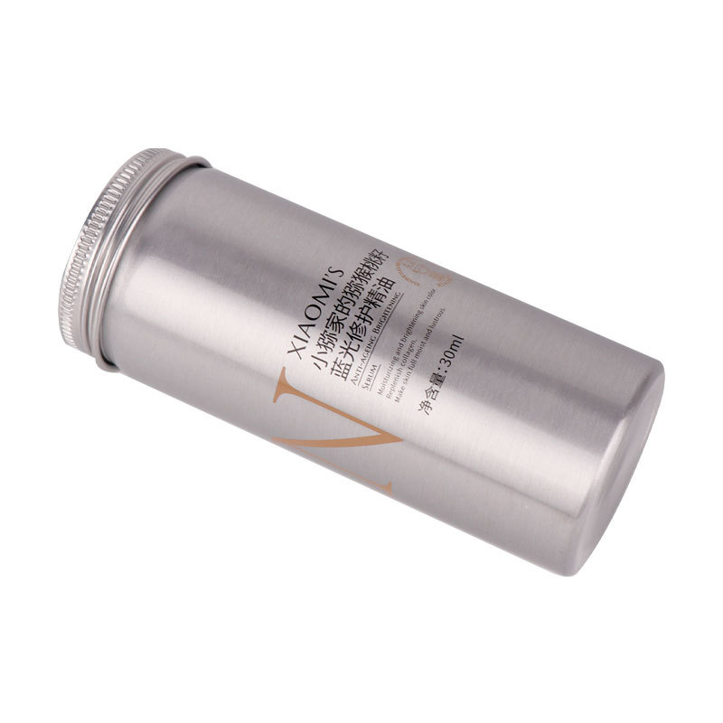 Wholesale Custom Color Metal Container Packaging Round Aluminum Can Tin Silver Aluminum Jar with Lid