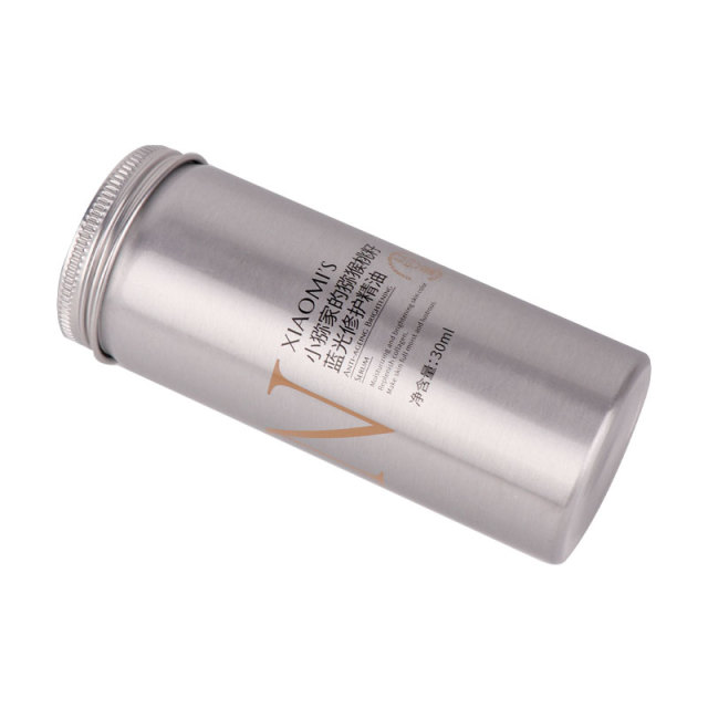 Wholesale Custom Color Metal Container Packaging Round Aluminum Can Tin Silver Aluminum Jar with Lid