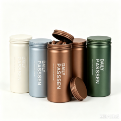 100ml 200ml 300ml 500ml Food Grade Aluminum Jar Custom Aluminum Can for Snack Packaging