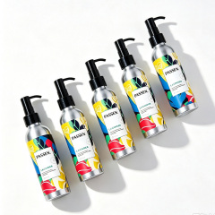 Eco Friendly Cosmetic Aluminum Bottle for Hotel Sustainable Lotion Packaging Free Design Free Sample