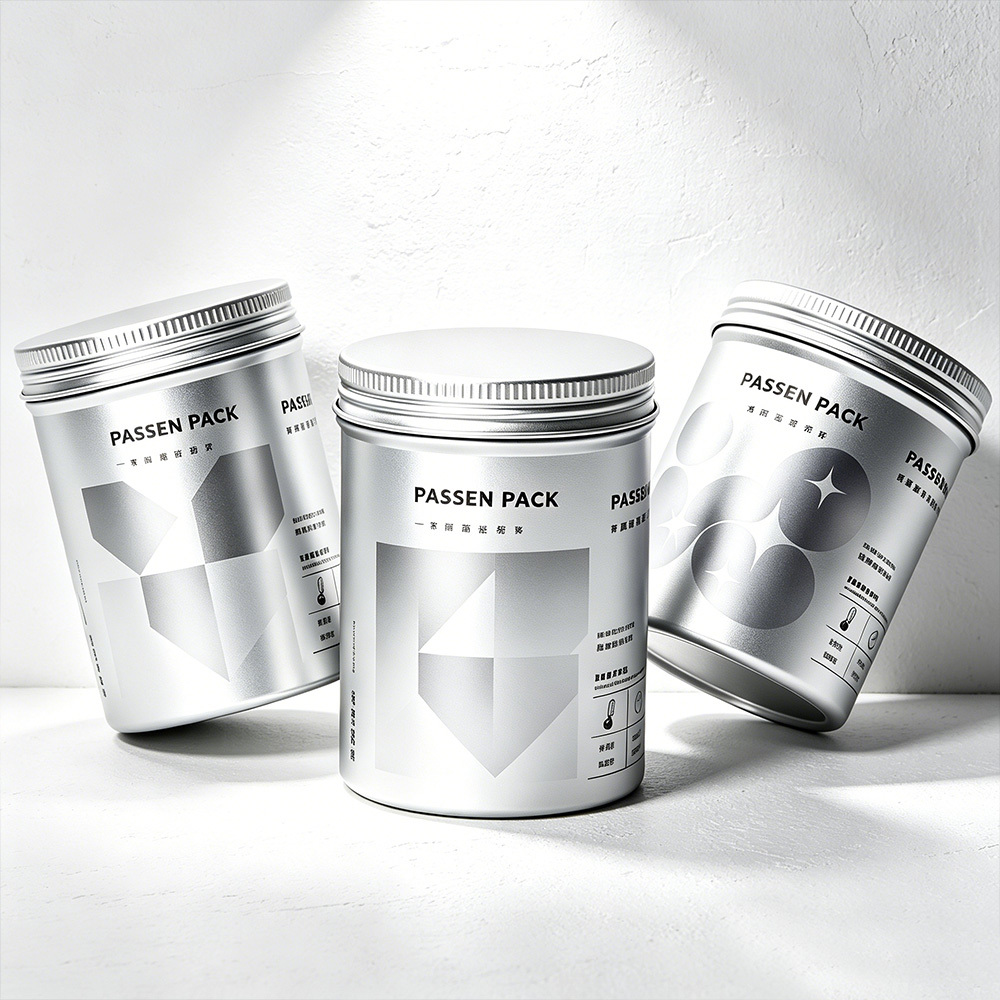 50ml 100ml 200ml 300ml 500ml Standard Food Certificate Aluminum Canister Aluminum Jar Moisture Proof Tea Coffee Medicine Can
