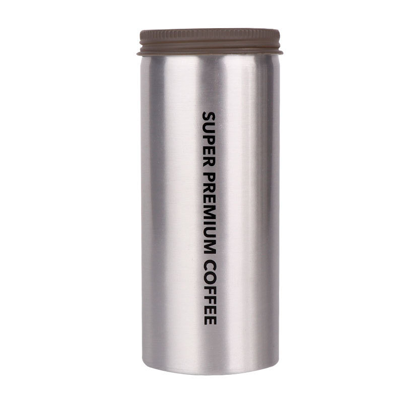 100ml 200ml 300ml 500ml Aluminium Tin Round Metal Canister Candy Cookie Biscuit Aluminum Canister Packaging