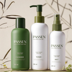 Eco Pcr Recycled Pet Plastic Bottle Sustainable Concept Free Sample for Organic Beauty Packaging