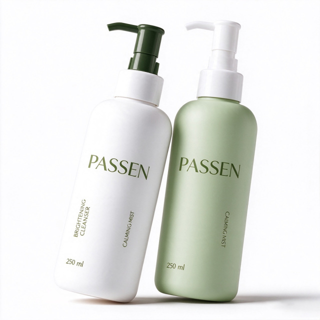 Custom Color Pcr Recycled Pet Plastic Bottle Oem Odm Free Sample for Cosmetic Packaging