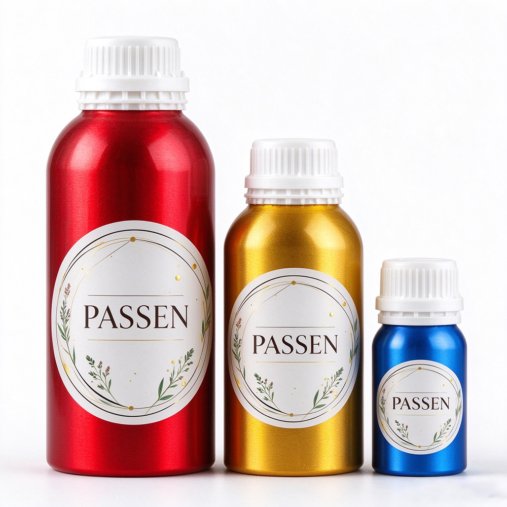 Multi Color Optional Aluminum Essential Oil Bottle Free Sample Free Design for Floral Hydrosol Storage