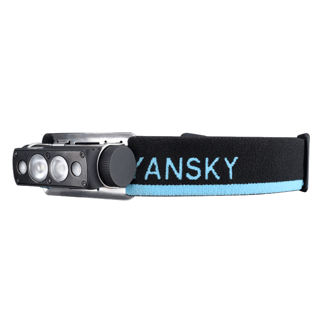 1400-Lumen Rechargeable Headlamp with Spot, Flood & Red Light