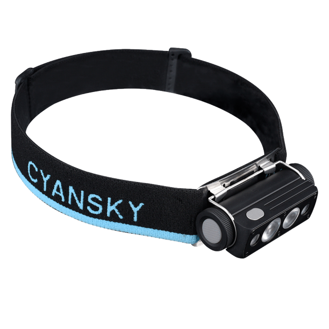 1400-Lumen Rechargeable Headlamp with Spot, Flood & Red Light
