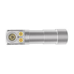 Silver Rechargeable Headlamp – 2,800 Lumens, Spot & Flood