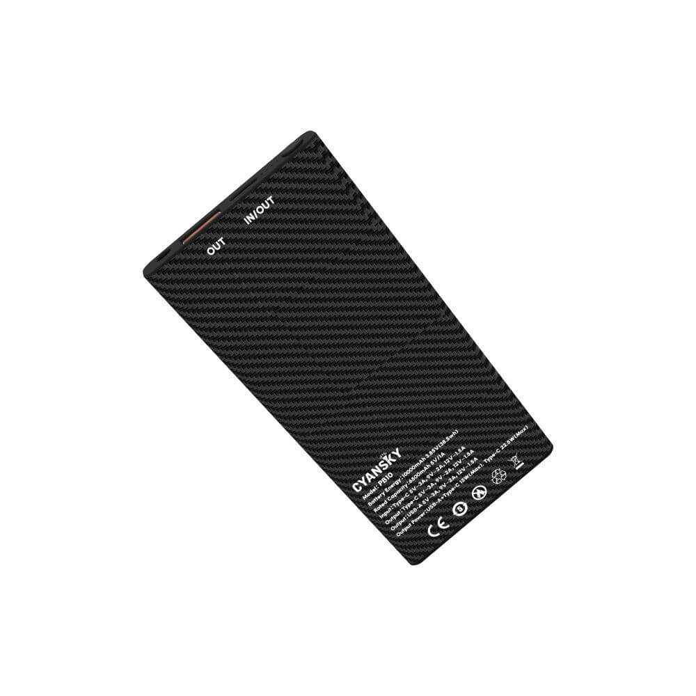 10000mAh Ultra Lightweight Carbon Fiber Power Bank PB10
