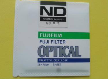 Set of round neutral-density filters of increasing darkness